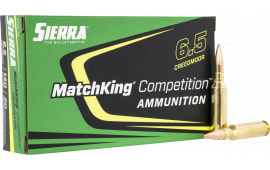 Sierra A1740--05 MatchKing Competition 6.5 Creedmoor 140 GRSierra MatchKing Boat Tail Hollow Point 20 Per Box/ 10 Case - 20rd Box