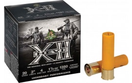 HEVI-Shot HS53204 HEVI-XII 20GA 3" 1 1/4oz Tungsten #4 Shot 25 Per Box/ 10 Case - 25sh Box