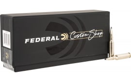 Federal FCS65CRDTA1SC Custom Rifle Ammo Custom Shop 6.5 Creedmoor 130 GRTerminal Ascent 20 Per Box - 20rd Box