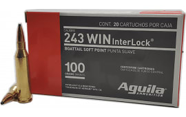 Aguila 8047AG 243 WIN Interlck 100 GR - 20rd Box