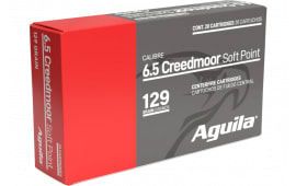 Aguila 81489AG 6.5 Creedmoor Interlck 129 GR - 20rd Box