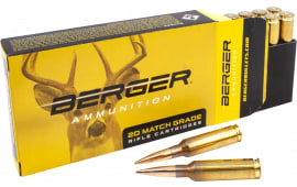 Berger Bullets 31070 Target Rifle 6.5 Creedmoor 156 GRHybrid 20 Per Box/ 10 Case - 20rd Box