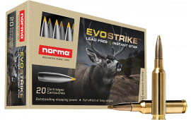 Norma Ammunition 20166482 Dedicated Hunting Evostrike 6.5 Creedmoor 93 GRPolymer Tip Boat Tail 20 Per Box/ 10 Case - 20rd Box