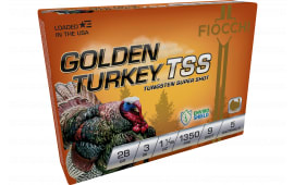 Fiocchi 283TSS9 Golden Turkey TSS 28GA 3" 1 1/16oz #9 Shot 5 Per Box - 5sh Box