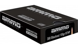 Ammo Inc 300B155BTHPA20 Match 300 Blackout 115 GRBoat Tail Hollow Point 20 Per Box/ 10 Case - 20rd Box