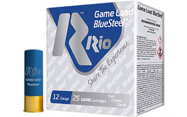 Rio Ammunition GLBS327 Game Load BlueSteel 12GA 2.75" 1 1/8oz #7 Shot 25 Per Box/ 10 Case - 25sh Box