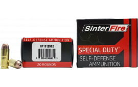 SinterFire Inc SF10125SD Special Duty (SD) 10mm Auto 125 GRLead Free Frangible Hollow Point 20 Per Box/ 10 Case - 20rd Box