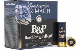 B&P 12B1F2H7 Competition F2 Mach 12GA 2.75" 1oz #7.5 Shot 25 Per Box/ 10 Case - 25sh Box