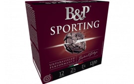 B&P 12B1SCL8 Sporting Clay 12GA 2.75" 1oz #8 Shot 25 Per Box/ 10 Case - 25sh Box