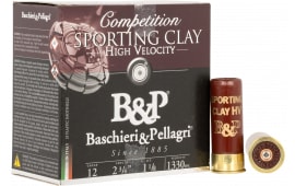 B&P 12B8SH75 Sporting Clay 12GA 2.75" 1 1/8oz #7.5 Shot 25 Per Box/ 10 Case - 25sh Box