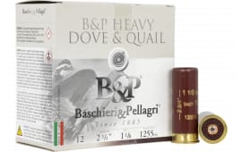 B&P 12B18D75 Heavy Dove & Quail 12GA 2.75" 1 1/8oz #7.5 Shot 25 Per Box/ 10 Case - 25sh Box