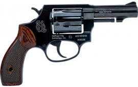 Heritage Manufacturing HR38B3W Roscoe .38 SPL 3" Fixed Black Wood Revolver