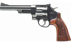 Smith & Wesson 150481 57 Classic DA/SA .41 Mag 6" 6 Walnut Square Butt Blued Revolver