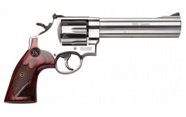 Smith & Wesson 150714 629 Deluxe DA/SA .44 6.5" 6 Wood Stainless Revolver