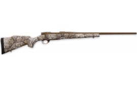 Weatherby VAP65CMR2T Vanguard Badlands 4+1 22" Burnt Bronze Cerakote #2 Threaded Barrel, Drilled & Tapped Steel Receiver, Badlands Approach Camo Monte Carlo w/Raised Comb Synthetic Stock