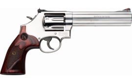 Smith & Wesson 150712 686 Plus Deluxe DA/SA .357 6" 7 Wood Stainless Revolver