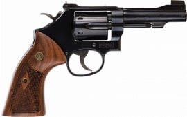 Smith & Wesson 150717 48 Classic DA/SA .22 Mag 4" 6 Wood Blued Revolver