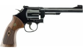 Smith & Wesson 150718 48 Classic DA/SA .22 Mag 6" 6 Wood Blued Revolver