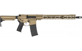 CMMG RESOLUTE Mk4 Semi-Automatic .300 Blackout Rifle, 14.5" Barrel with Pinned/Welded Muzzle Device, 30+1 Capacity - Coyote Tan Cerakote - 30A240ATNG