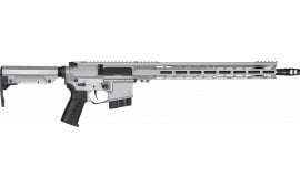 CMMG RESOLUTE Mk4 Semi-Automatic 6mm ARC Rifle, 16.1" Barrel, 10+1 Capacity, 6 Position RipStock, Single Stage Trigger - Titanium Cerakote - 60AF30CTI