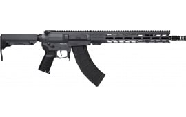CMMG RESOLUTE Mk47 Semi-Automatic 7.62x39mm Rifle, 14.3" Barrel with Pinned & Welded Muzzle Device, 30+1 Capacity, - Sniper Grey Cerakote - 76AED0ASG
