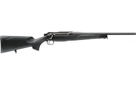 Sauer 80117634 505 Synchro XT Full Size Mag 5+1 22" Titanium Gray Threaded Barrel, Saddle Mount Steel Receiver, Black Fixed Synthetic Stock
