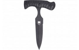 CobraTec Knives FG10PD Folding Push Dagger 2.88" Folding Dagger Plain Black D2 Steel Blade, 4.06" Black Textured G10 Scales Handle