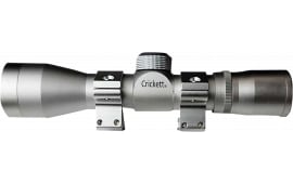 Ksa Crickett 4x32 Compact Scope Silver Ksa054S With Rings