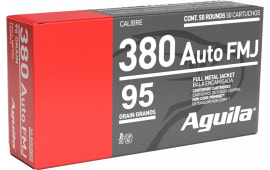 Aguila 1E802110 380 ACP 95 GR Full Metal Jacket - 50rd Box