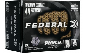 Federal PD44SP1 Premium Personal Defense 44 S&W Spl 180 GRJacketed Hollow Point (JHP) - 20rd Box