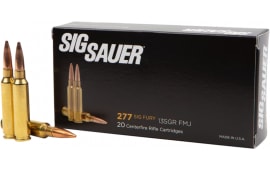 Sig Sauer E277SFB13520 Elite Ball 277 Sig Fury 135 GRFull Metal Jacket 20 Per Box/ 10 Case - 20rd Box