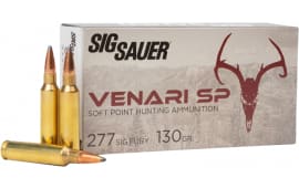 Sig Sauer V277SFSP13020 Venari 277 Sig Fury 130 GRSoft Point 20 Per Box/ 10 Case - 20rd Box