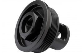 Advanced Armament Company 65011 Flange Indexing Direct-Thread Adapter 5/8"-24 tpi, Muzzle Brake Design, 1-3/8"-24 tpi Socket