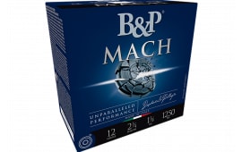 B&P Ammunition 12B18FH8 Mach 12Gauge 2.75" 1 1/8oz 8Shot 25 Per Box/10 Case - 25sh Box