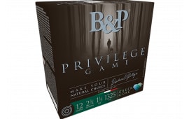 B&P Ammunition 12B15PG7 Privilege Game 12Gauge 2.75" 1 1/5oz 7.5Shot 25 Per Box/10 Case - 25sh Box