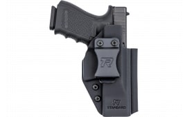 Rounded Gear RGUNVRSLSTNDRDBLK Universal Kydex IWB Black Kydex Belt Clip Fits Standard Sized Handguns Right Hand