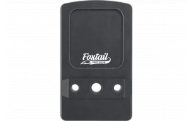 Foxtail Precision 100014 Rear Sight Dovetail Optic Adapter Plate, Black Anodized - Compatible With Glock Non-MOS Pistols