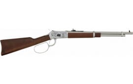 Heritage 92 Carbine H92357189-EN2 Rifle .357 Magnum 18" Stainless Steel Barrel 8+1 Lever Action Engraved Cowboy Theme Hardwood Stock