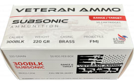 Hyperion Munitions HMBX300BLK22050 300 Blackout 220 GRFull Metal Jacket 50 Per Box/10 Case - 50rd Box