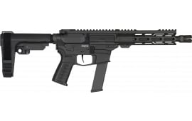 CMMG 40A330FAB Banshee MKGS 22+1 8" Black Nitride Medium Taper Threaded Barrel, EML 7" M-LOK Handguards, Black Armor Cerakote Aluminum Picatinny Rail Receiver, CMMG Zeroed Grips, Ambidextrous