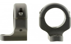 DNZ BW1M2 2-Piece Base/Rings For Browning A-Bolt III 1" Rings Medium Black Matte Finish