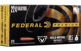 Federal GM224VLKBH2 224VAL 80.5 Berger - 20rd Box