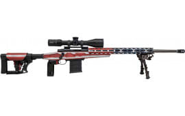 Howa HCRACF308USAMDT Flag Chassis 308 USA FLG WIN 24" Threaded w/SCOPE
