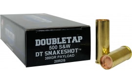 DoubleTap Ammunition 500SWSS2 Snake Shot 500S&W Mag 380 GR 20 Per Box/25 Case - 20rd Box