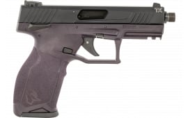 Taurus TX22 1-TX22141P10 Pistol, 22 LR, 4.10" Barrel, 10+1, SAO, Threaded Barrel, Purple Wine Frame.