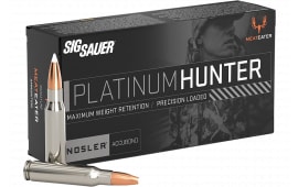 Sig Sauer E3006PH18020 Platinum Hunter 30-06Springfield 180 GR 20 Per Box/10 Case - 20rd Box