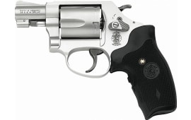 Smith & Wesson 163052 637 Airweight with Crimson Trace Laser Grip DA/SA .38 Special 1.875" 5 Crimson Trace Laser Stainless Revolver