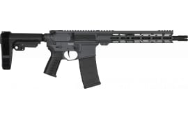 CMMG 30AB20FSG Banshee MK4 30+1 12.50" Black Nitride Medium Taper Threaded Barrel, EML 7" M-LOK Handguards, Sniper Gray Cerakote Aluminum Picatinny Rail Receiver, CMMG Zeroed Grips