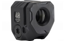 Strike Industries MCQUAD Micro Threaded Compensator Black Steel 0.89" OAL Compatible w/ 9mm/357 SIG