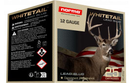 Norma 1198043410 12G 2.75 Slug Whitetail - 25sh Box